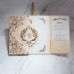 Pocket Invitation Card Square Champagne Card Wedding Invitation Card Customized 